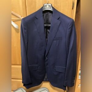 Stefano Ricci Blue Wool Two-Piece Suit